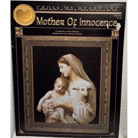 Mother Of Innocence Counted Cross Stitch Pattern Cross My Heart Inc CSB-263 2004 - Picture 1 of 4